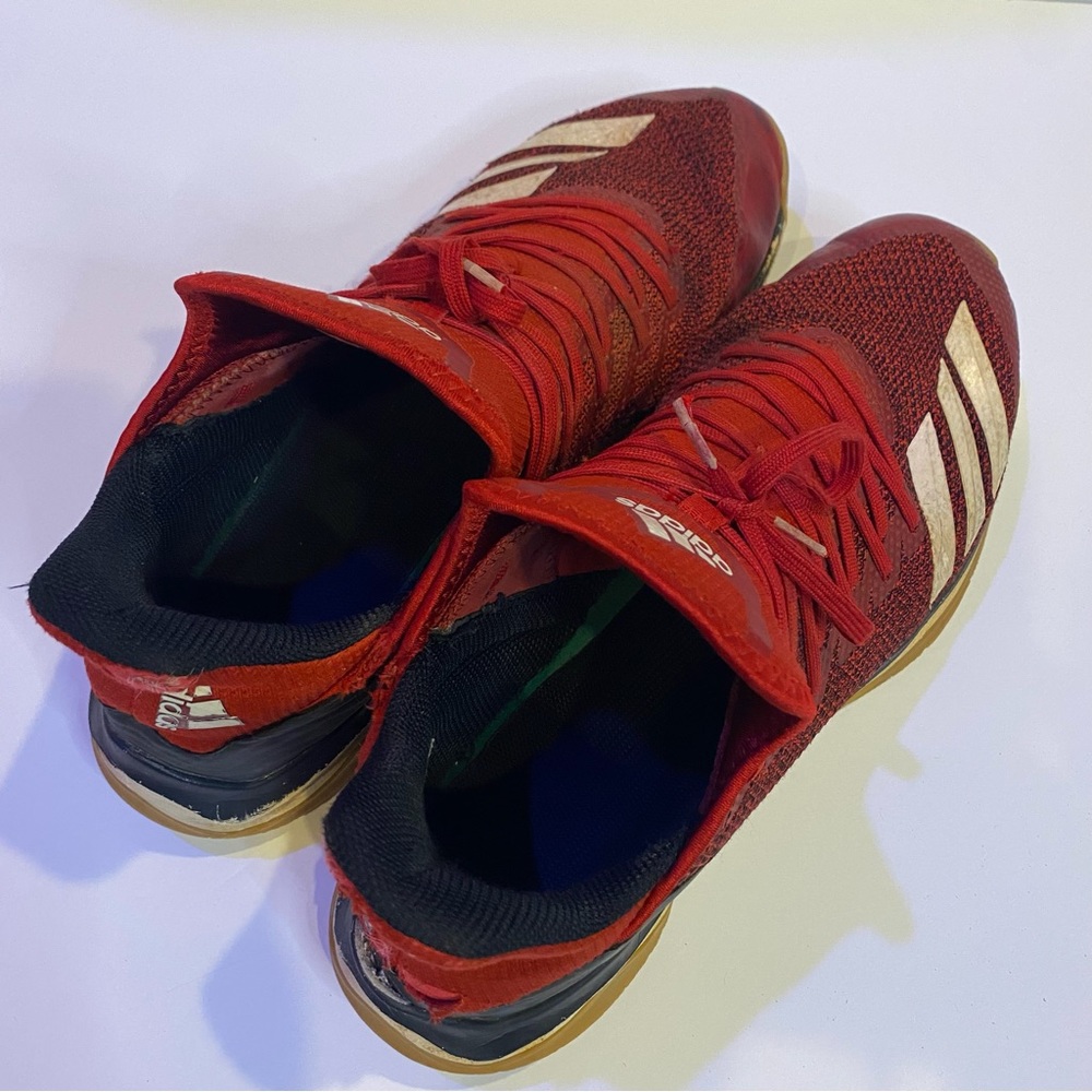 Adidas athletic turf shoes. Size 13. Red.